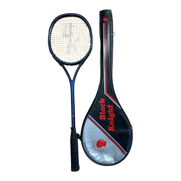 Black knight Squash Racquet Kevlar Graphite 7060 With Cover Case - Picture 2 of 13